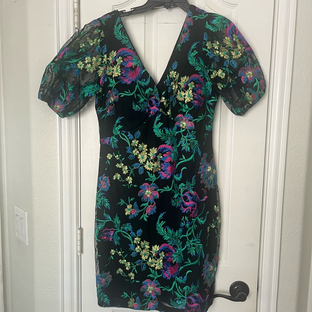 Vibrant Floral Mini Dress